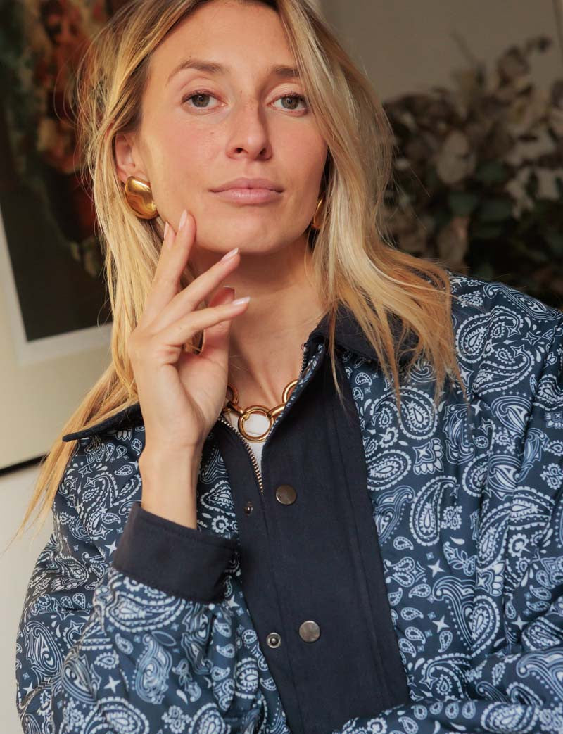 Veste marine Bandana Dilma