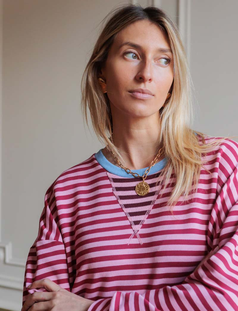 Sweat rose & bordeaux Yona