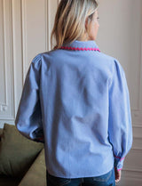 Chemise bleue Maza