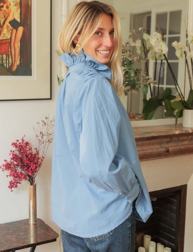 Chemise bleue Alvaro