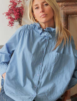 Chemise bleue Alvaro