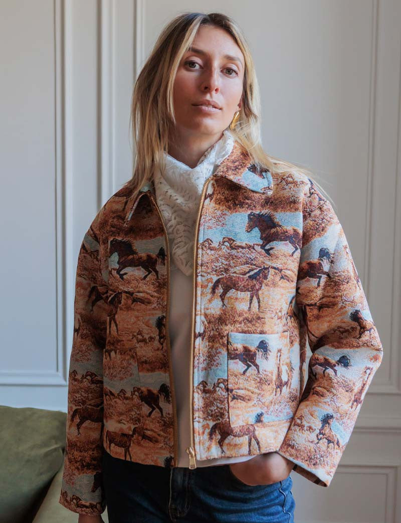 Veste en jacquard West