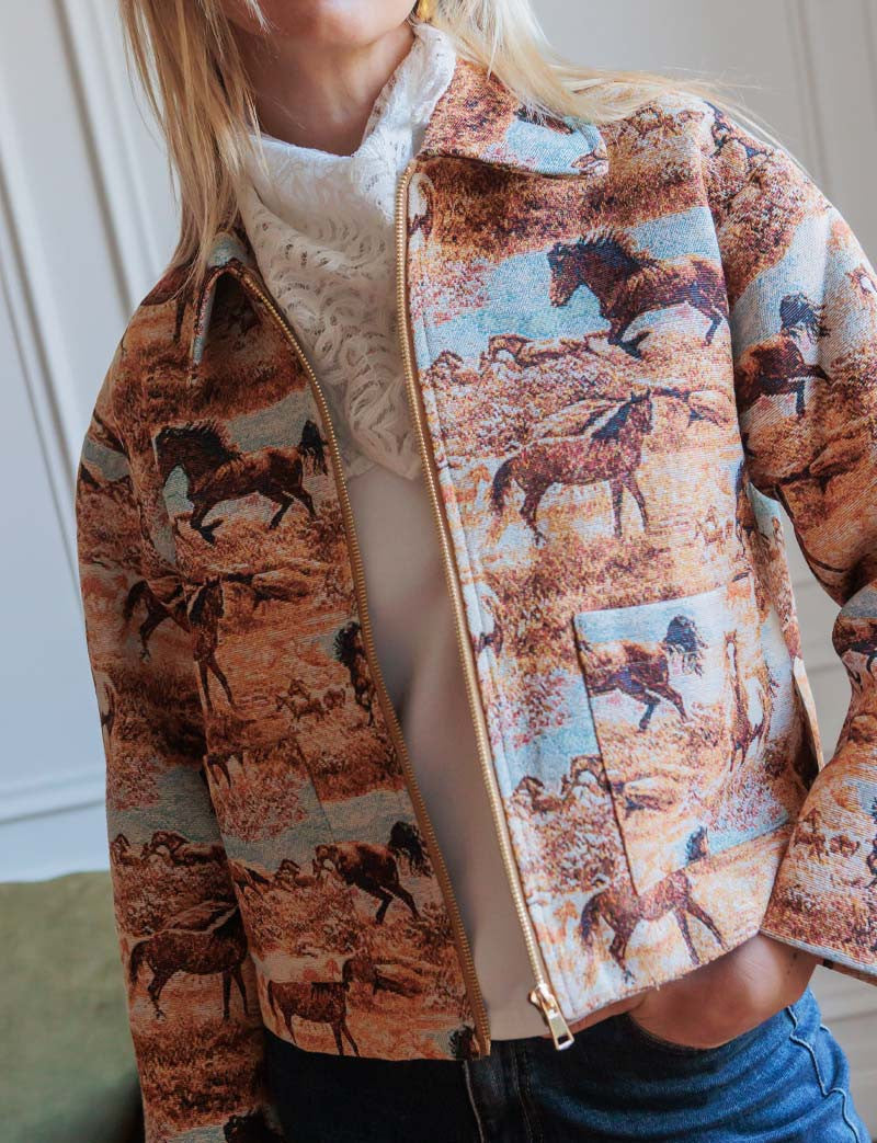 Veste en jacquard West