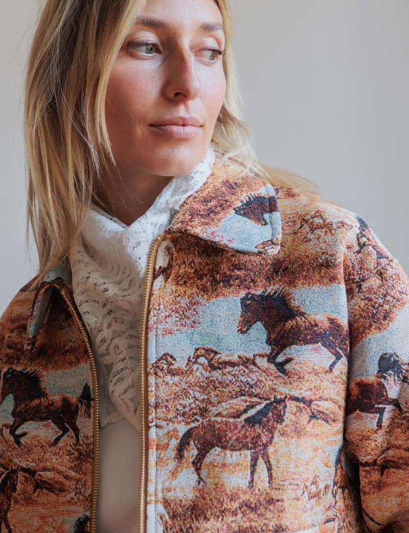 Veste en jacquard West