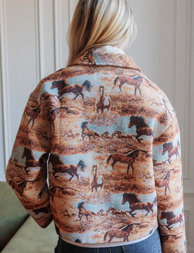Veste en jacquard West