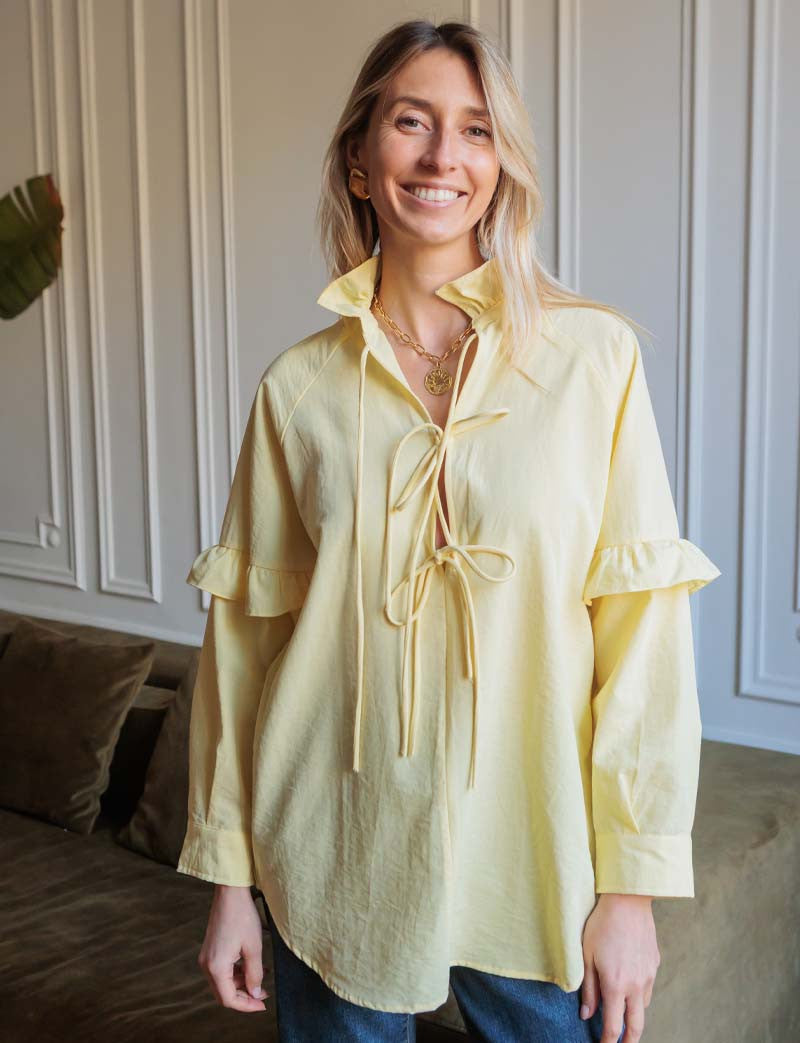 Blouse jaune Dagim