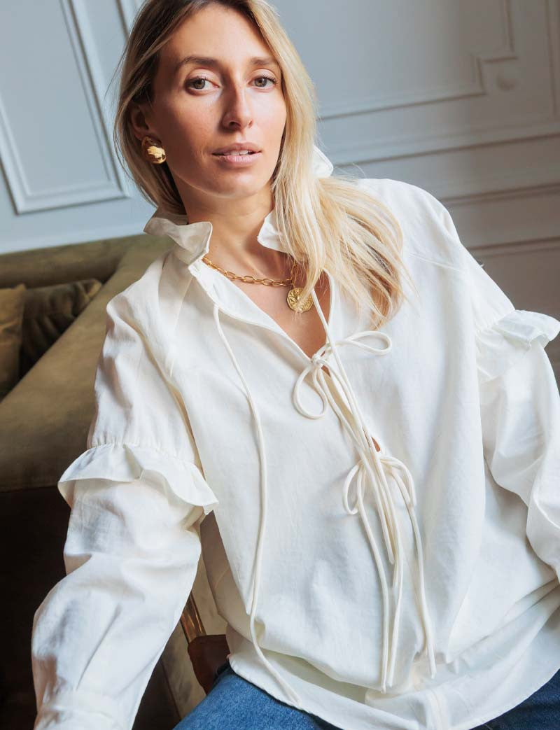 Blouse écrue Dagim
