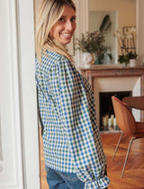 Chemise bleue & verte Jairo