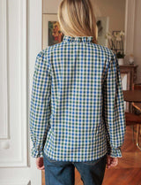 Chemise bleue & verte Jairo