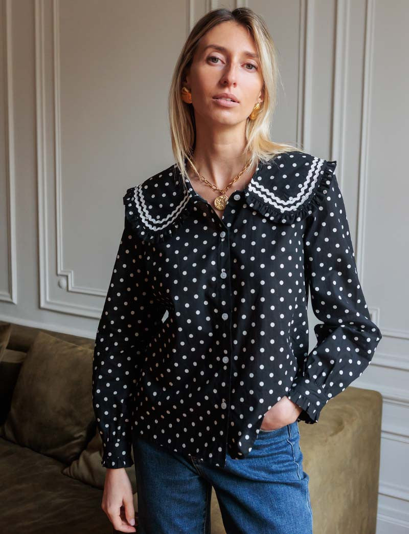 Chemise noire Erel