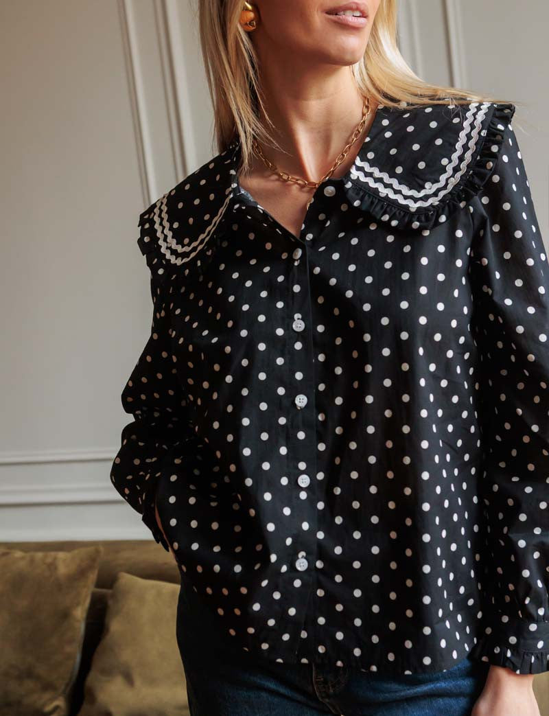 Chemise noire Erel