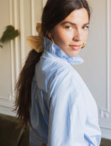 Chouchou vichy jaune