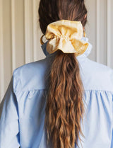 Chouchou vichy jaune