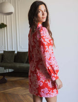 Robe rouge & rose Lorena