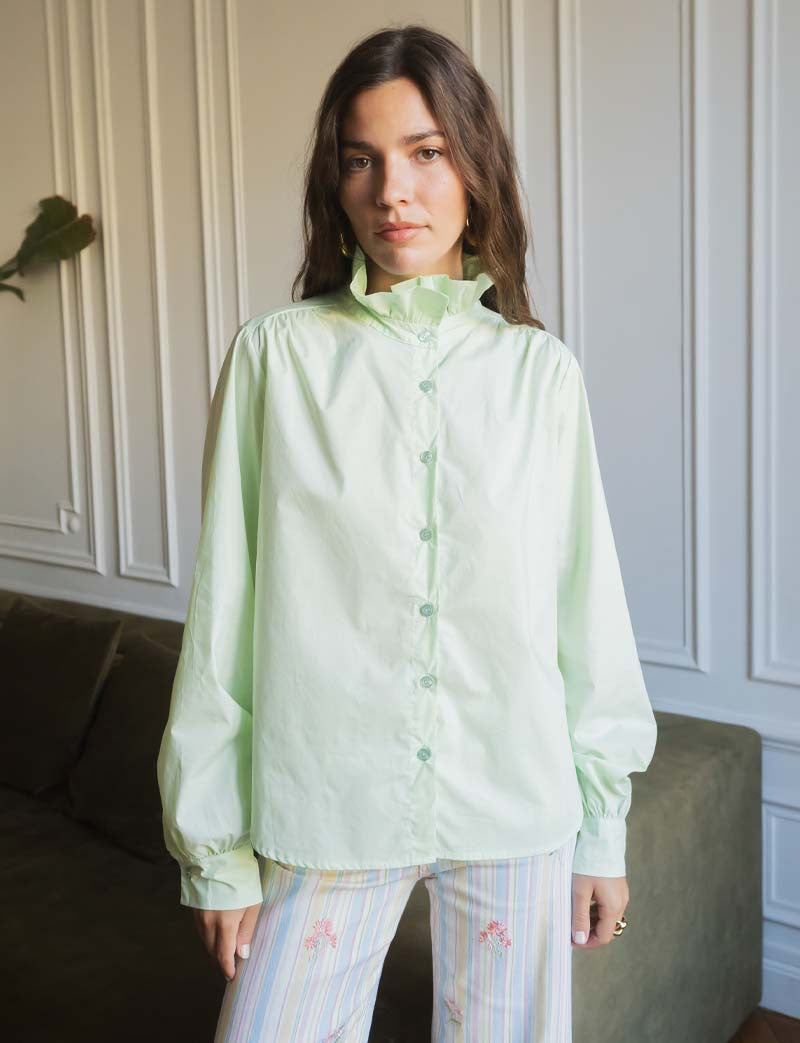 Chemise menthe Gustava