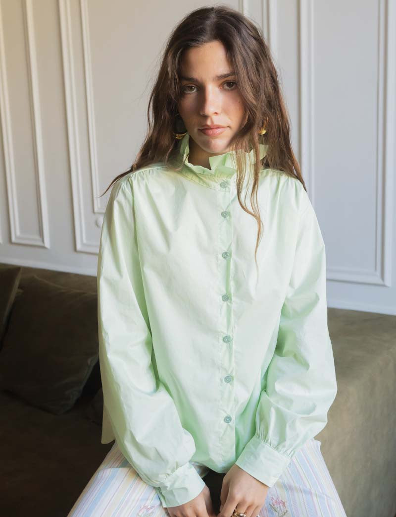 Chemise menthe Gustava
