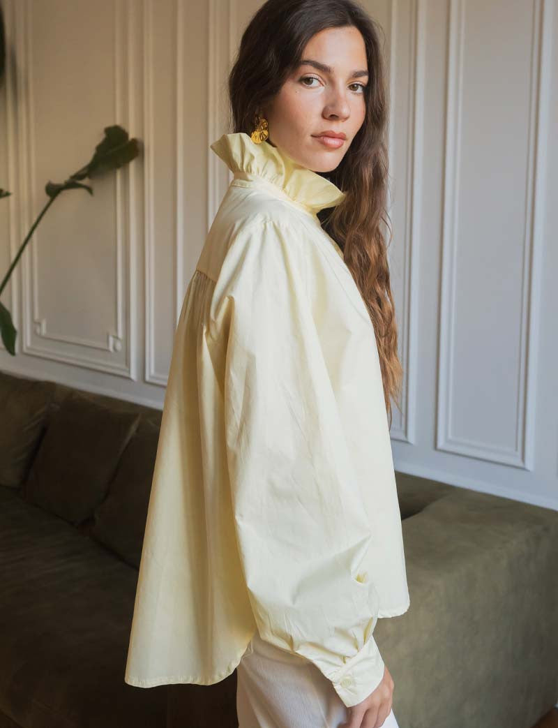 Chemise jaune Gustava