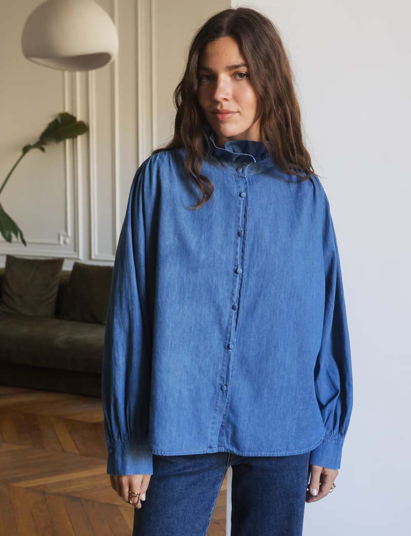 Chemise en jean Gustava