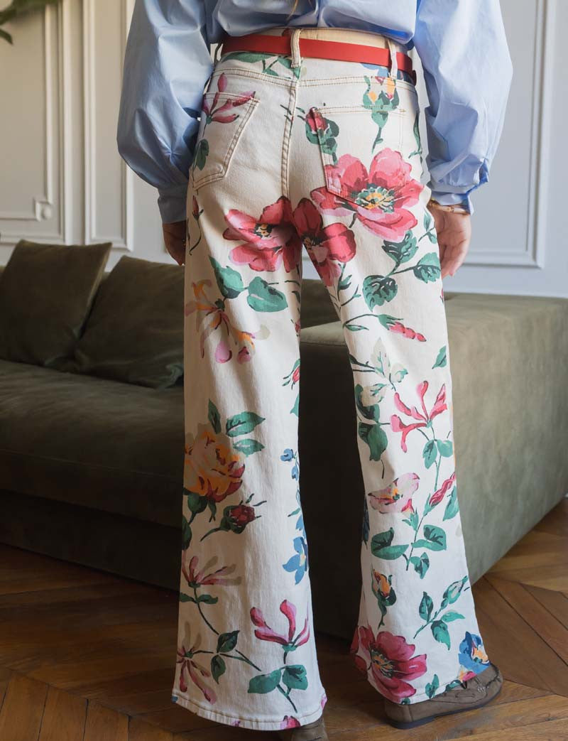 Jean fleuri Jace