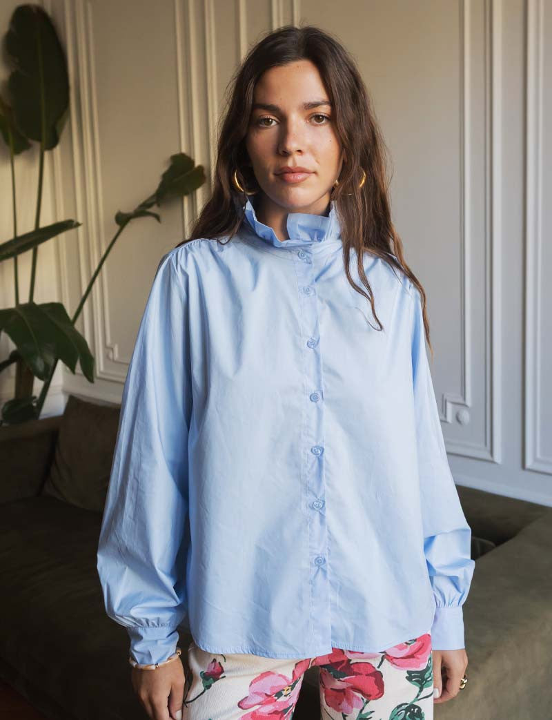 Chemise ciel Gustava