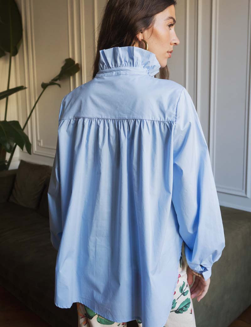 Chemise ciel Gustava