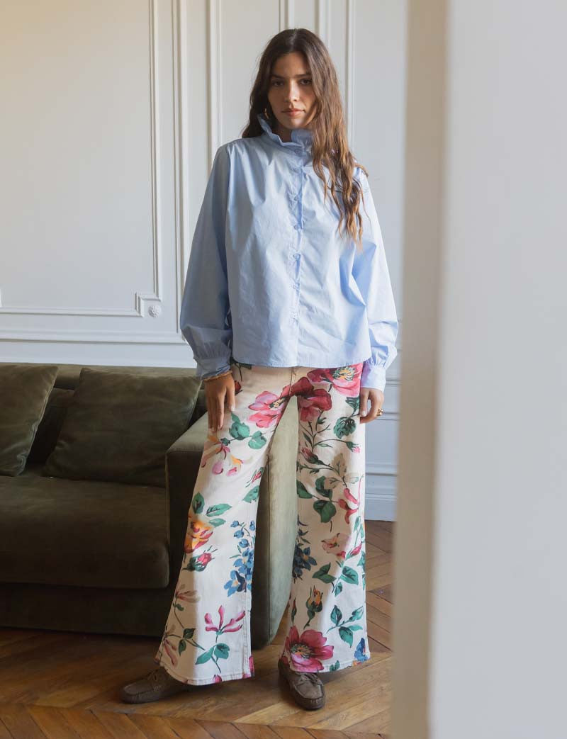 Chemise ciel Gustava