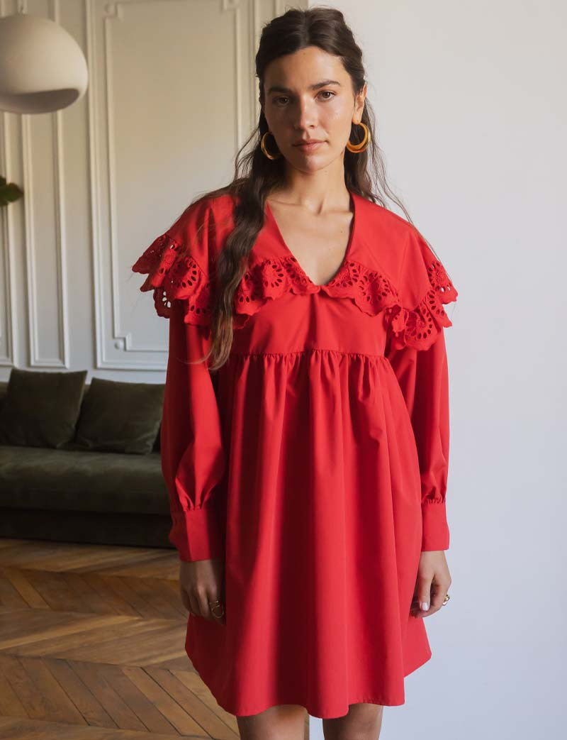 Robe rouge Lidia