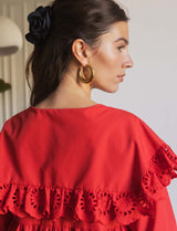 Robe rouge Lidia