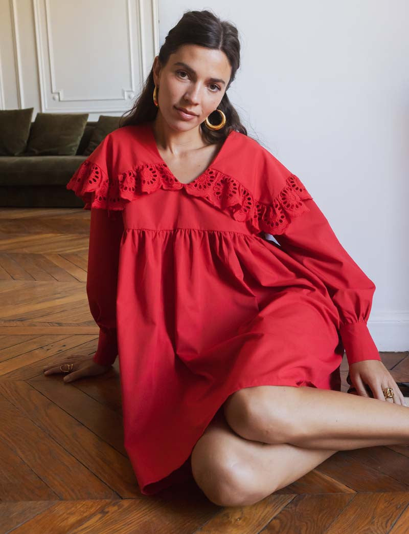 Robe rouge Lidia