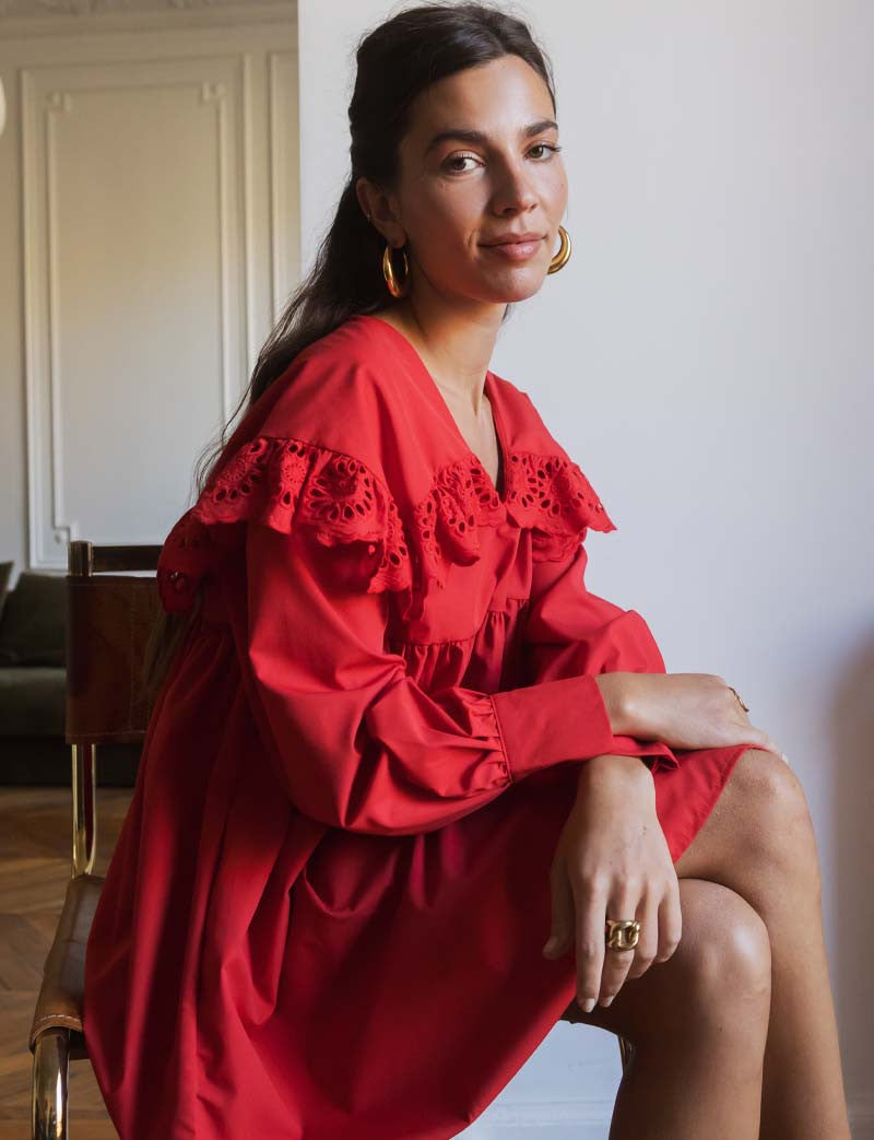 Robe rouge Lidia