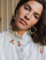 Chemise brodée Milim