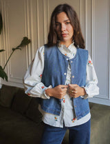 Chemise brodée Milim