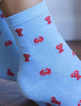 Chaussettes ciel & crustacés