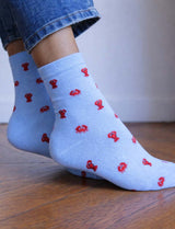 Chaussettes ciel & crustacés