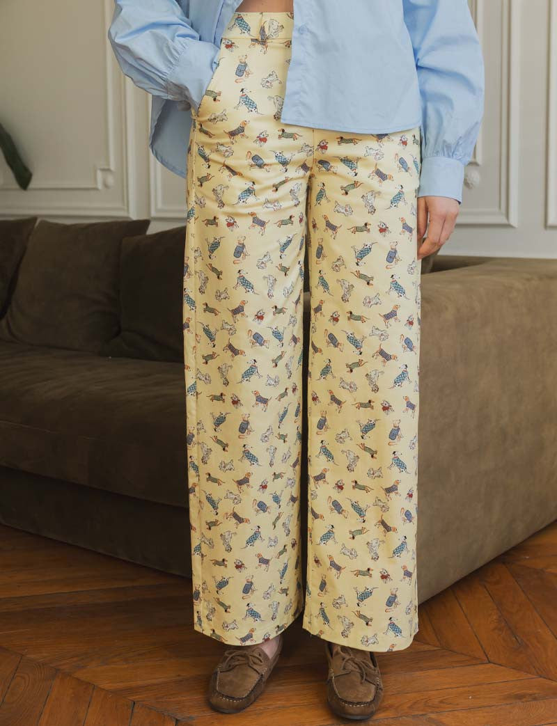 Pantalon jaune Doggy