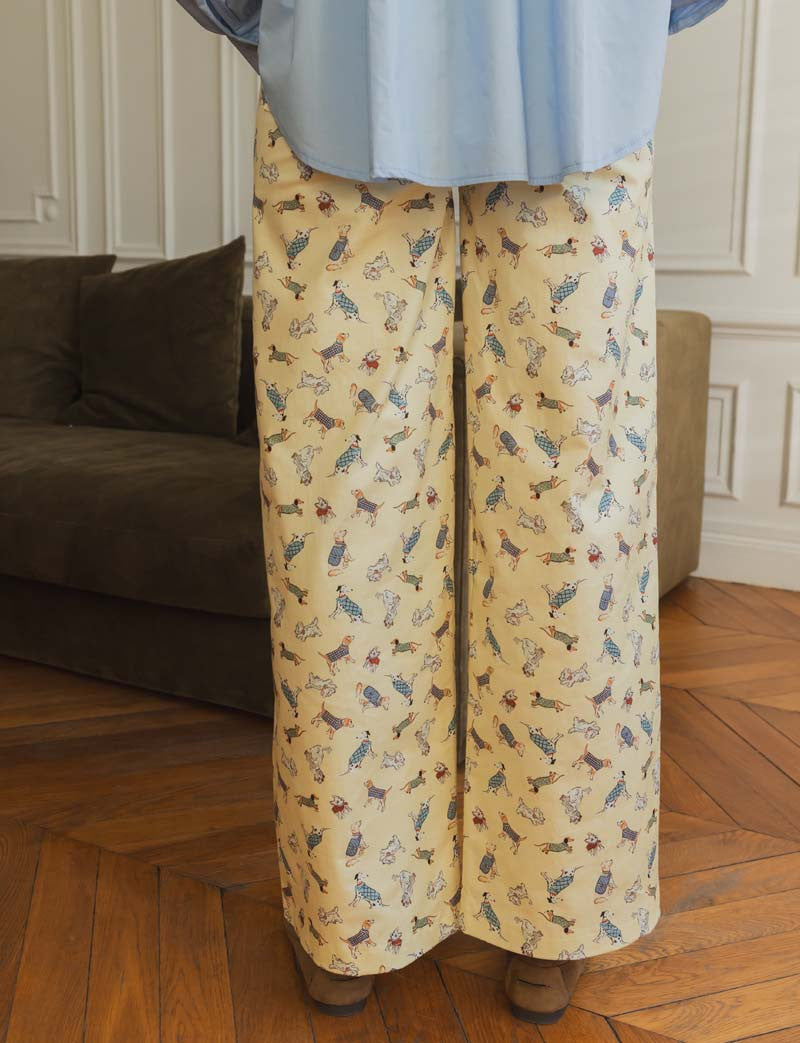 Pantalon jaune Doggy