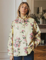 Veste jaune fleurie Denvy