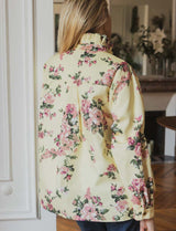Veste jaune fleurie Denvy