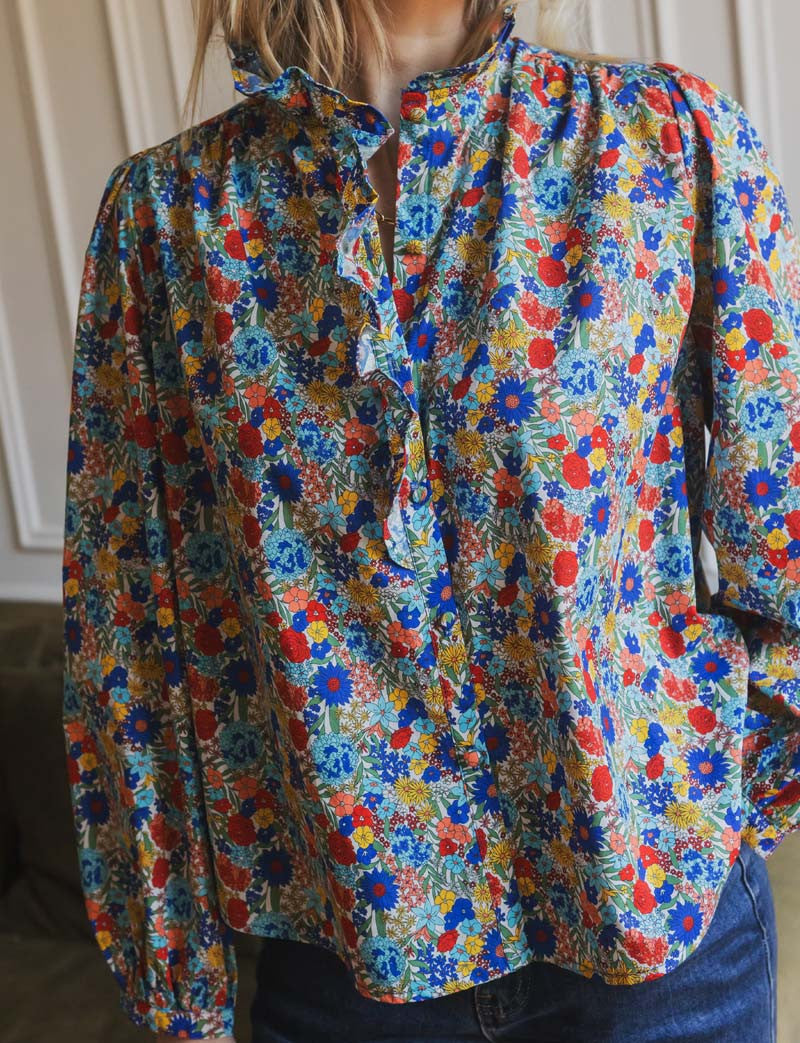 Chemise fleurie Sophia