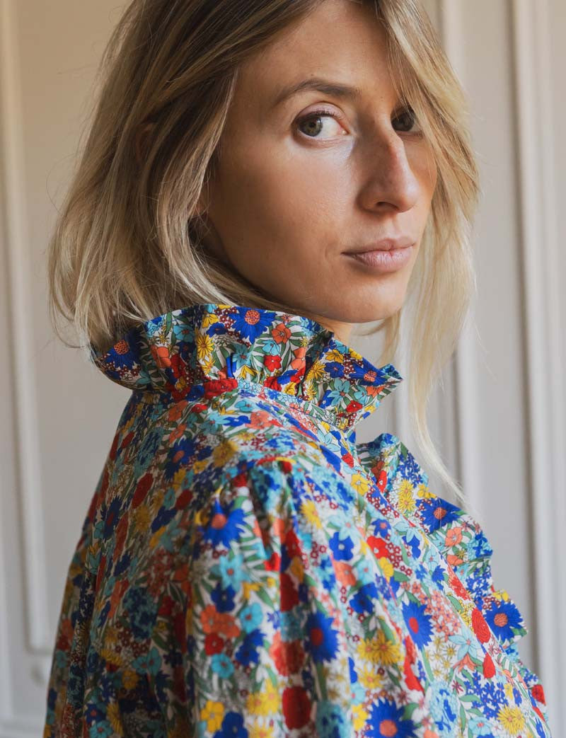Chemise fleurie Sophia