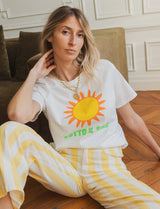 T-shirt blanc Sotto Il Sole