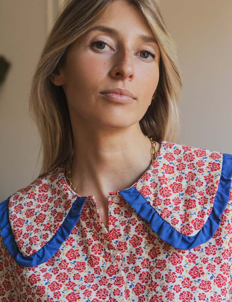 Chemise fleurie Shena
