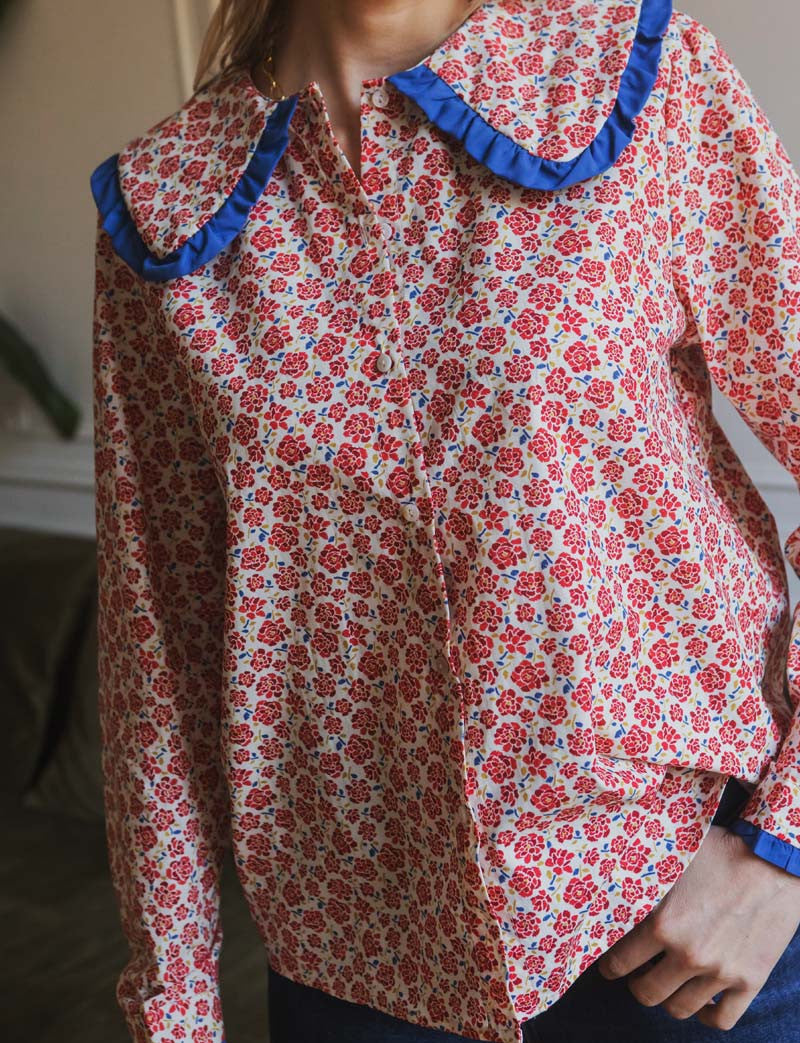 Chemise fleurie Shena
