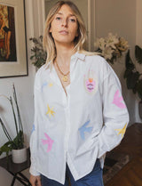 Chemise blanche Peace