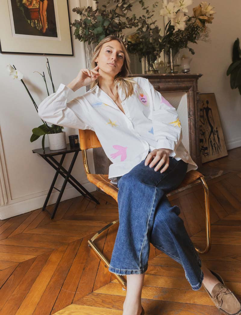 Chemise blanche Peace