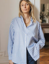 Chemise à rayures ciel La Dolce Vita