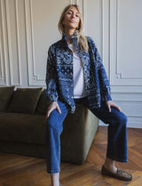 Veste marine bandana Denvy