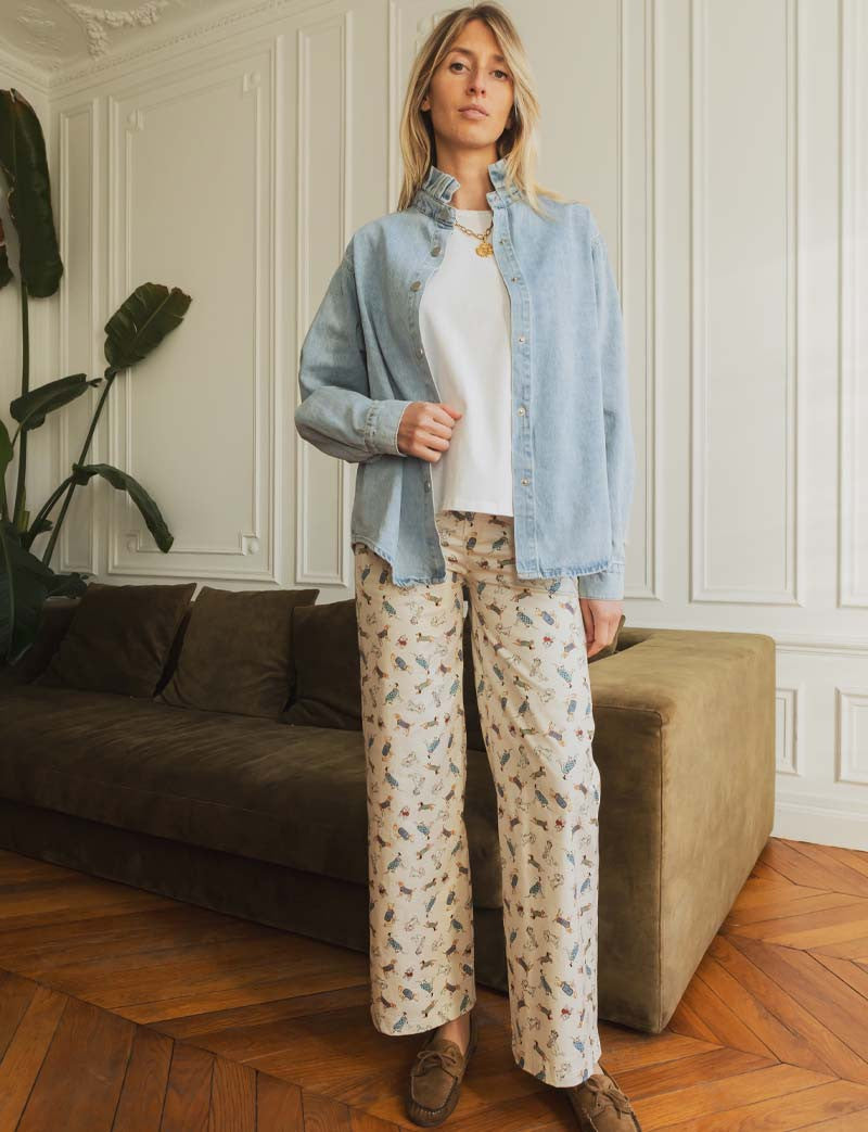 Pantalon écru Doggy