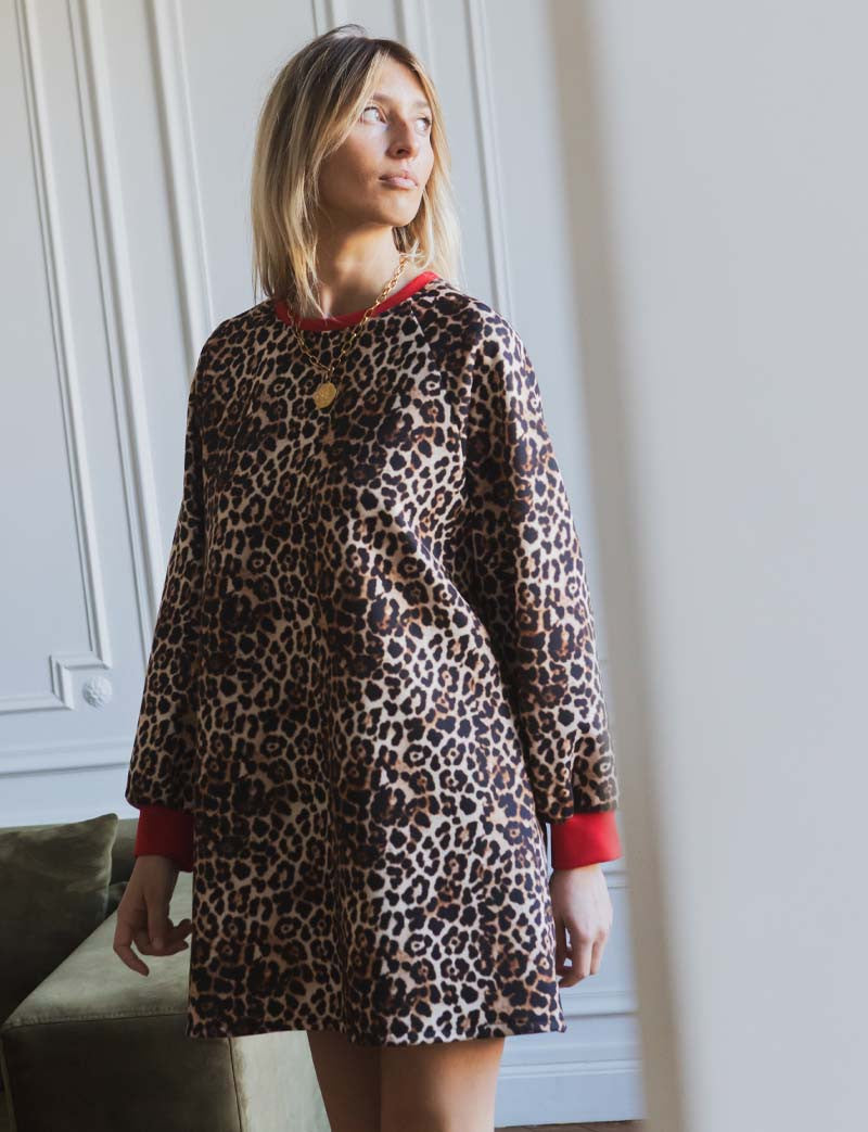 Robe léopard Ariela