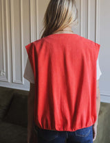 Gilet rouge Kalea